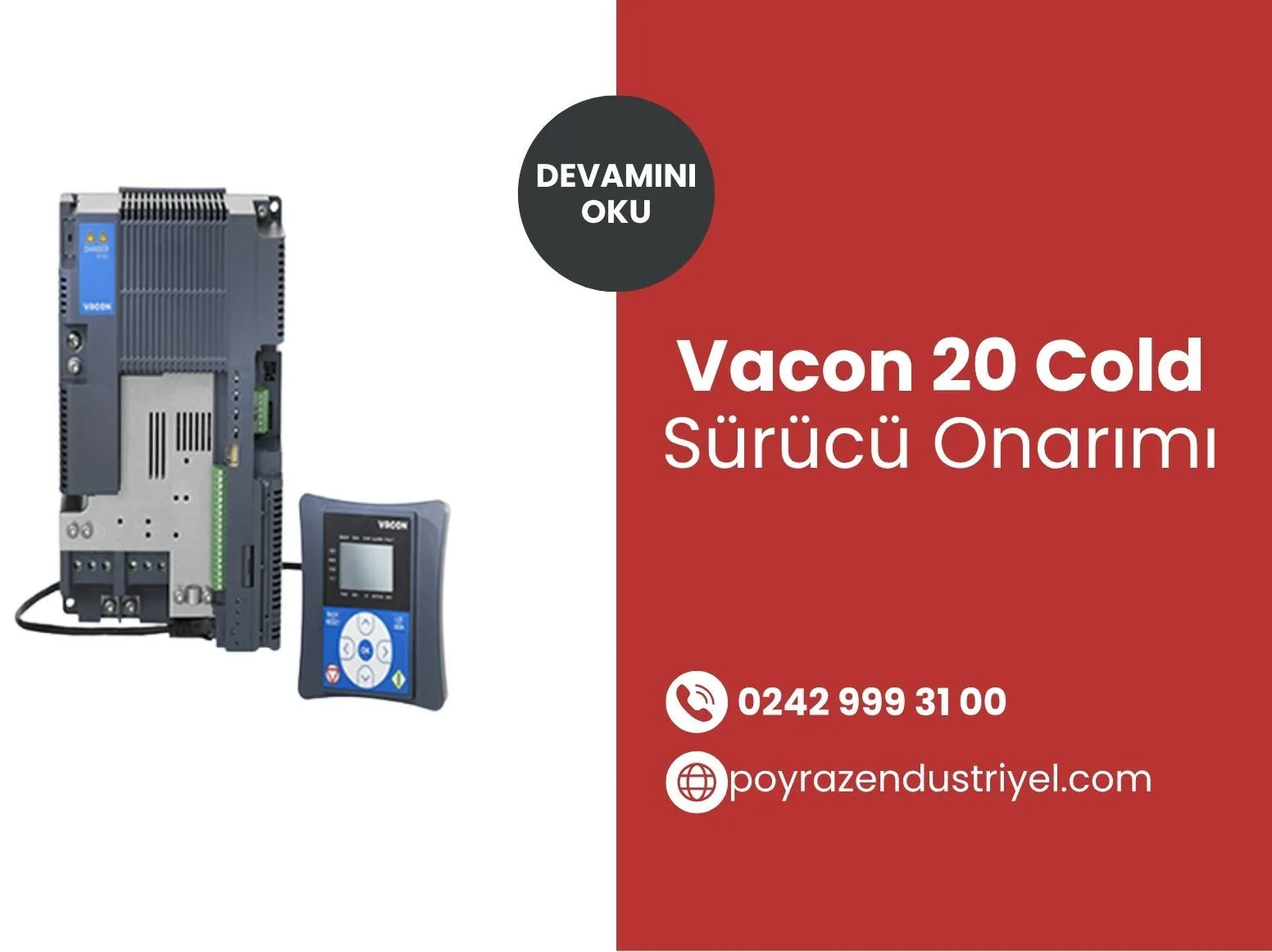Vacon 20 Cold Sürücü Onarımı